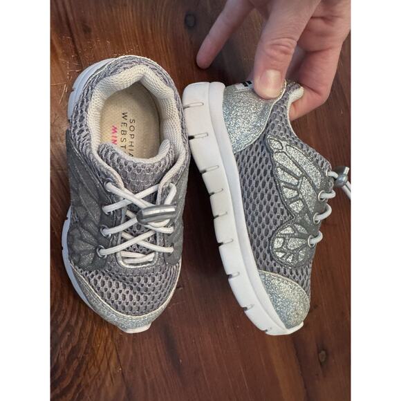 Sophia Webster Silver Kids Shoes - Picture 9 of 13